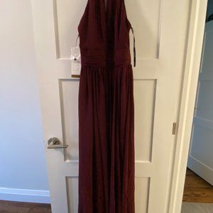 Unworn & Unaltered Bridesmaid Keyhole Dress -Bill Levkoff